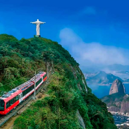 Passeio para o Cristo Redentor via Trem do Corcovado