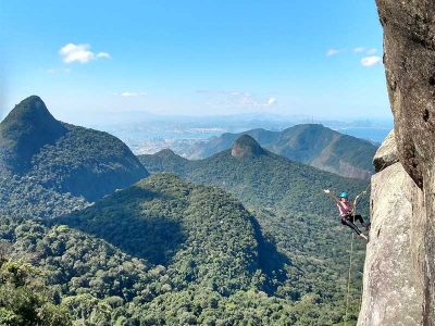 Trilha e Rapel no Bico do Papagaio - Floresta da Tijuca - Rio de Janeiro