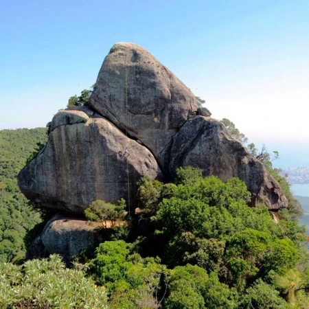 Trilha e Rapel no Bico do Papagaio - Floresta da Tijuca - Rio de Janeiro