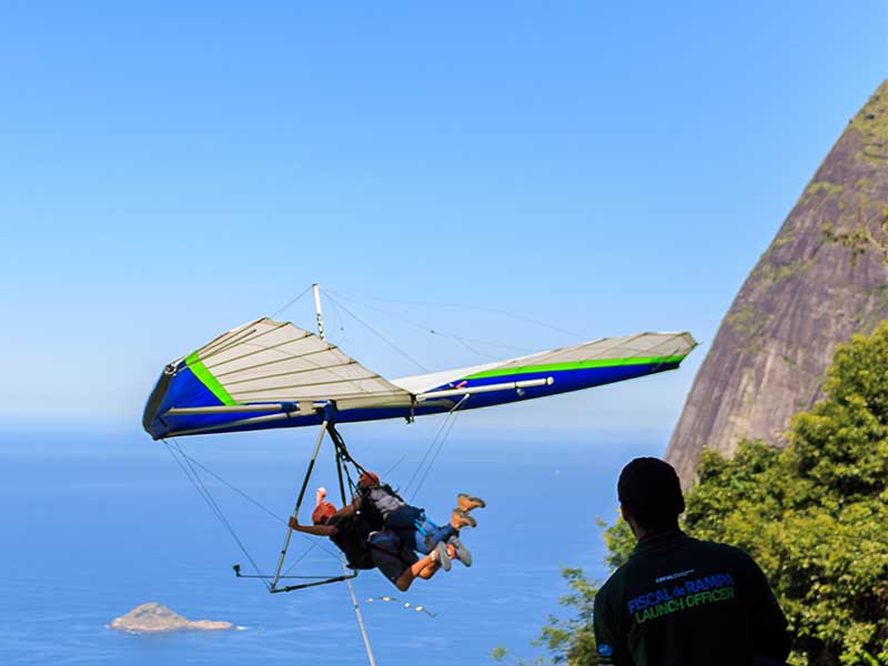 Voo Duplo de Asa Delta no Rio de Janeiro