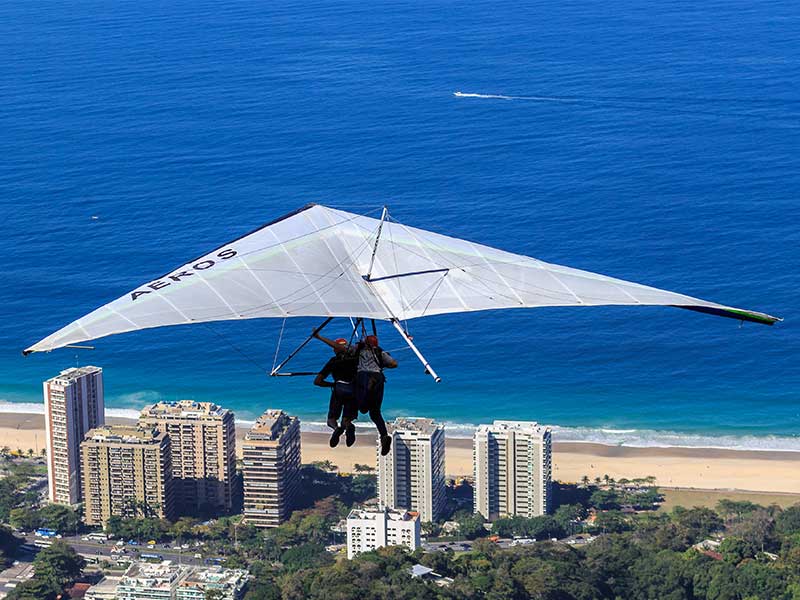 Voo Duplo de Asa Delta no Rio de Janeiro