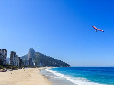 Voo Duplo de Asa Delta no Rio de Janeiro