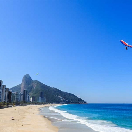 Voo Duplo de Asa Delta no Rio de Janeiro