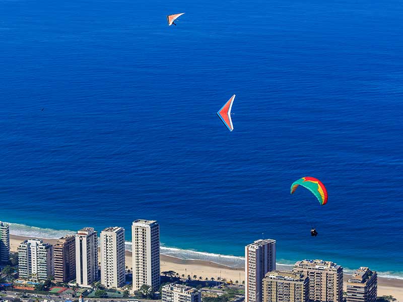 Voo Duplo de Asa Delta no Rio de Janeiro
