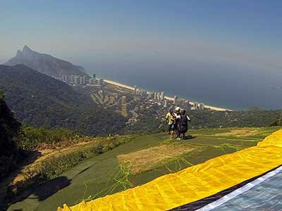 Voo Duplo de Parapente no Rio de Janeiro