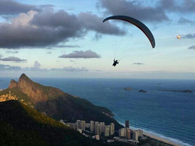 Voo Duplo de Parapente no Rio de Janeiro